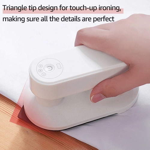 Portable Mini Electric Iron Cordless Rechargeable Dry Iron Wrinkle Remover Touch-Up Ironing for Home Business Trip Travel