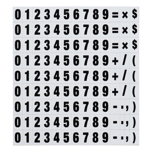120 Pieces Magnetic Numbers Mathematical Operation Magnets Calendar Dates Indicators for Whiteboard Fridge