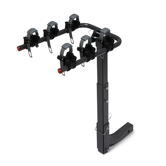 SAN HIMA USA Free Shipping Iron Truck Car Foldable Hitch 3 Bike Carrier Bicycle Rack fit 2'' Receiver