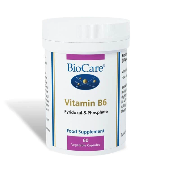 BioCare Vitamin B6, 60 VCapsules