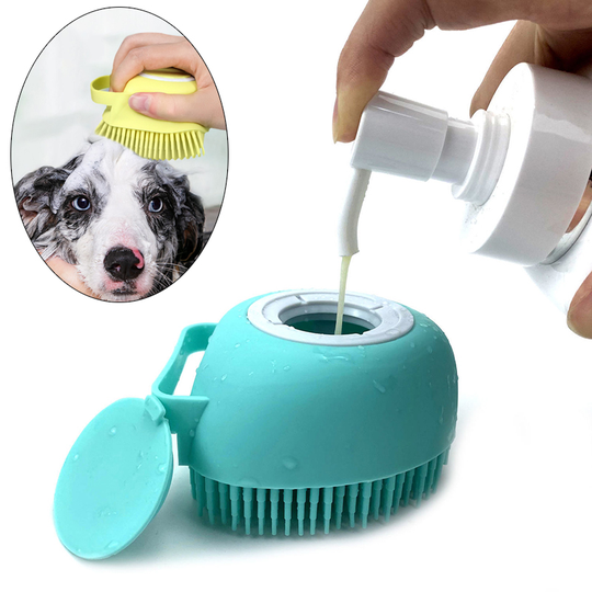 Pet Shampoo Massager Brush Bathroom Puppy Cat Massage Comb Grooming Shower Brush For Bathing Soft Brushes Dogs Pet Accessories