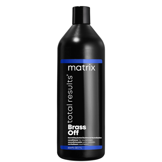 Matrix Total Results Brass Off Brunette Blue Conditioner for Lightened Brunette Hair 1000ml