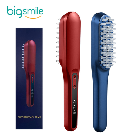 Electric LED Hair Lose Brush Phototherapy Hair Brush Anti Hair Loss Scalp Care Massage Comb