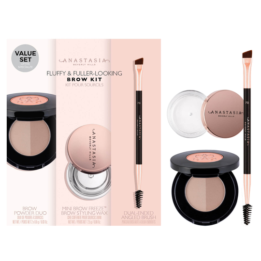 Anastasia Beverly Hills Fluffy and Fuller Looking Brow Kit (Various Shades) - Taupe