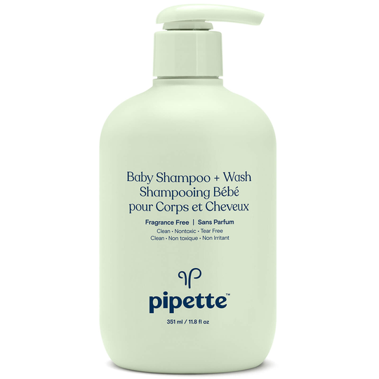 Pipette Baby Shampoo and Wash - Fragrance Free 12 fl oz