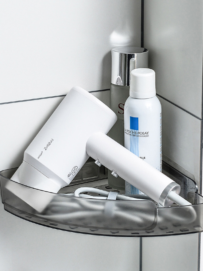 Corner Shelf Wall Mounted Bathroom Soap Dish Shower Shelf Bath Shampoo Holder Basket Holder Corner Shelf