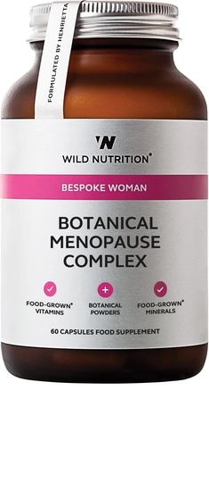 Wild Nutrition Ltd Food-Grown Botanical Menopause Complex, 60 VCapsules