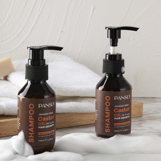 Pansly Private Label Organic Natural Sulfate Free Best Anti Hair Loss Jamaican Black Castor Oil Fast Hair Growth Shampoo