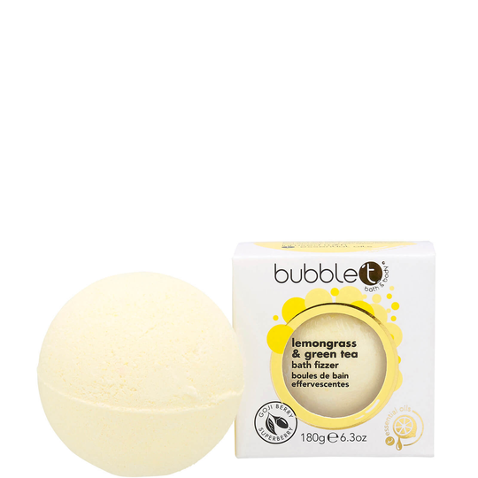 Bubble T Bath Fizzer - Lemongrass & Green Tea 180g