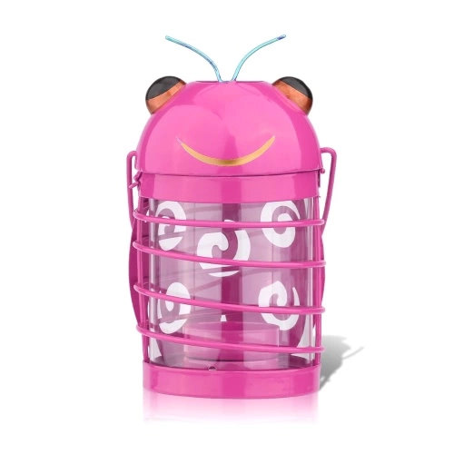 beetle candle holder(pink) Hurricane lamp Practical ornament Creative ornament Home Furnishing Articles