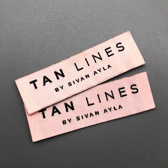 Manufacturer Custom Clothing Labels Iron On Woven Label