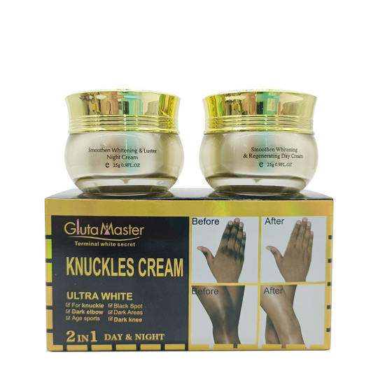 Gluta Master Terminal White Secret Knuckles Day & Night Cream with Vitamin C & Collagen for Brightening & Anti-aging & Spotless