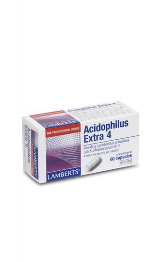 Lamberts Acidophilus Extra 4, 60Caps