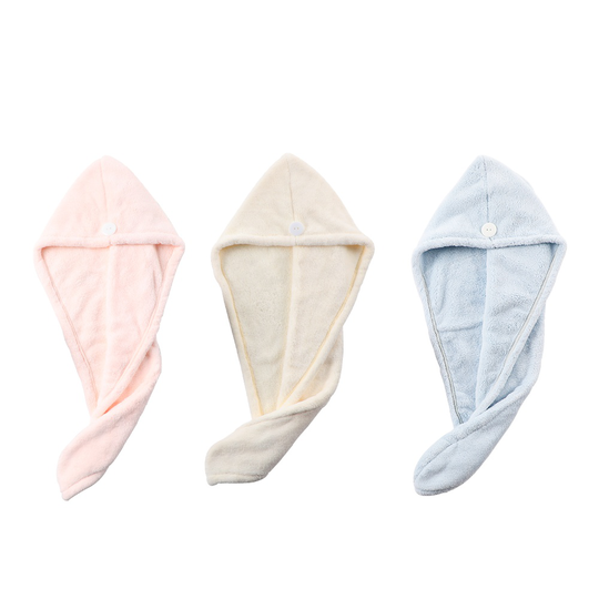 microfiber hair towel turban for women soft salon dryer hair scrunchie hair towel wrap shampoo head towel
