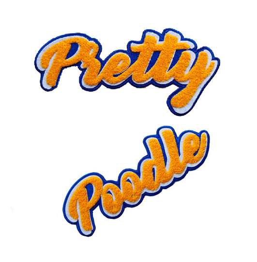 Chenille Patch 15 Years Patch Experience Embroidered Chenille Iron On Backing Sew On Cloth Custom Embroidery Pretty Poodle Patch