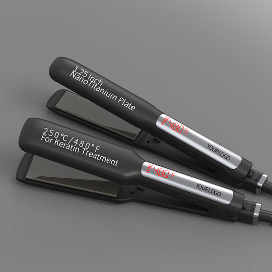 Hot Sale Electric Salon 250/480 Degrees Keratin Treatment Ionic NanoTitanium Hair Straightener Anion Flat Iron