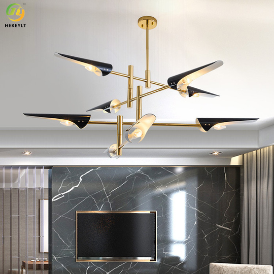 New Arrival Black/White Iron E26 Decorative Nordic Pendant Light For Living Room