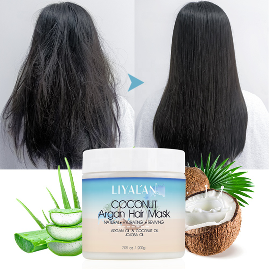 OEM Natural Organic Hydrating Conditioner Collagen Keratin Repairing Coconut Argan Oil Hair Mask
