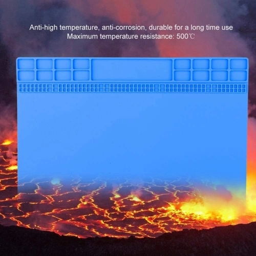 Mobile Phone Computer Maintenance Silicone Heat Insulation Pad Magnetic High Temperature Resistant