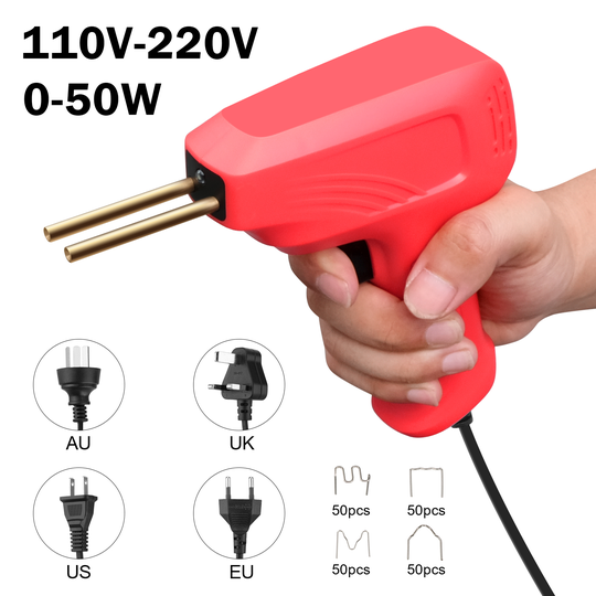 Factory 0-50W Plastic Welder Gun Welding Machine Soldering Iron for Plastic Staple PVC Repairing Machine Car Bumper Repair Tools