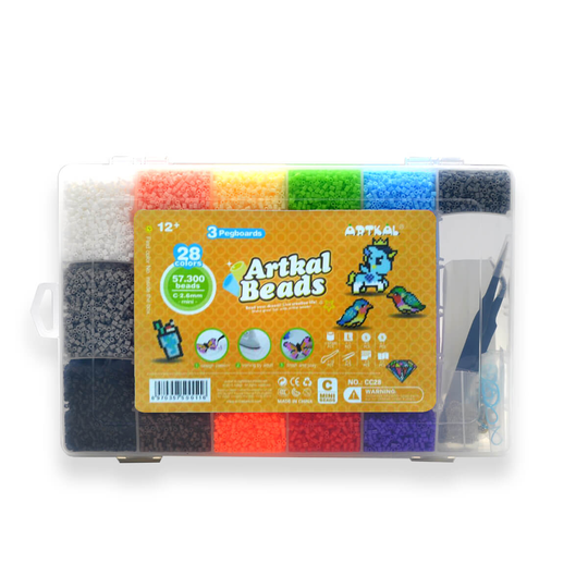 Wholesale educational toys diy puzzle game ironing beads set plastic 5mm hama perler beads