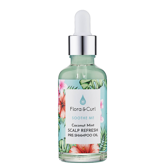 Flora & Curl Coconut Mint Scalp Refresh Pre-Shampoo Oil 50ml