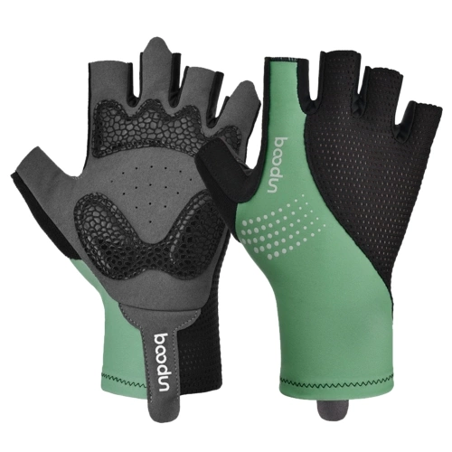 Sport Gloves Anti-skid Cycling Half Finger Gloves Shock Absorbing Padded Weight Lifting Gloves Outdoor Breathable MTB Gloves Bicycle Mitten