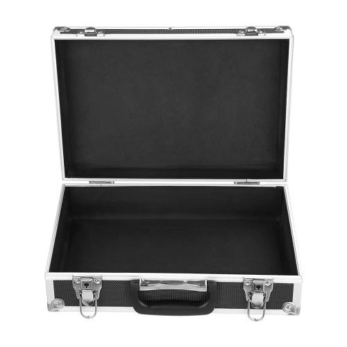 iKayaa 3PCS Portable Multi-purpose Tool Box Hard Aluminum Frame Carrying Case Locking Tool Storage Case With Handle Large/Middle/Small Size