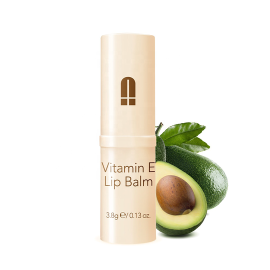 Private Logo Vitamin E Lip Balm Men Women Moisturizing Beeswax Lip Balm
