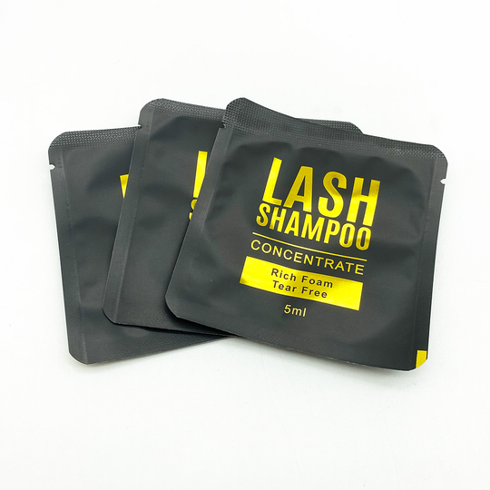 Wholesale Custom Lash Bath New Oil Free Foam Eyelash Cleanser 5ml Sachet Concentrate Lash Shampoo