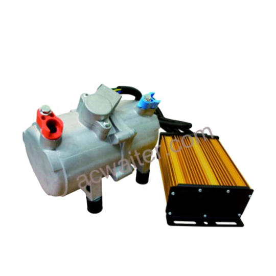 r134a 12v car auto ac air conditioner electric compressor with DC motor type