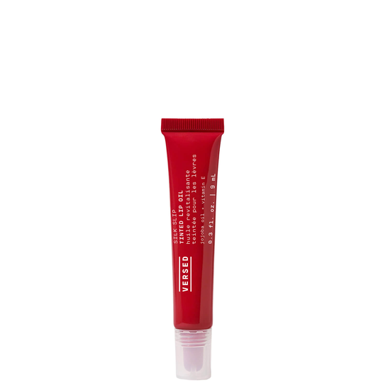 Versed Silk Slip Conditioning Tinted Lip Oil 9ml - Various Shades - Ruby