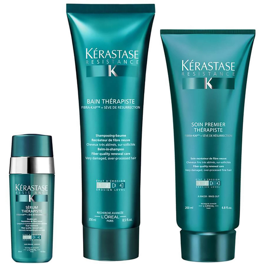 Kérastase Resistance Therapiste Shampoo, Conditioner and Serum Trio