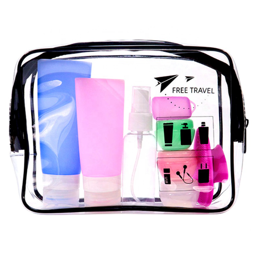 2022 Eco-friendly Recyclable Refillable Large Silicone Reusable Shampoo Portable Travel Cosmetic Containers Squeeze Bottle Sets