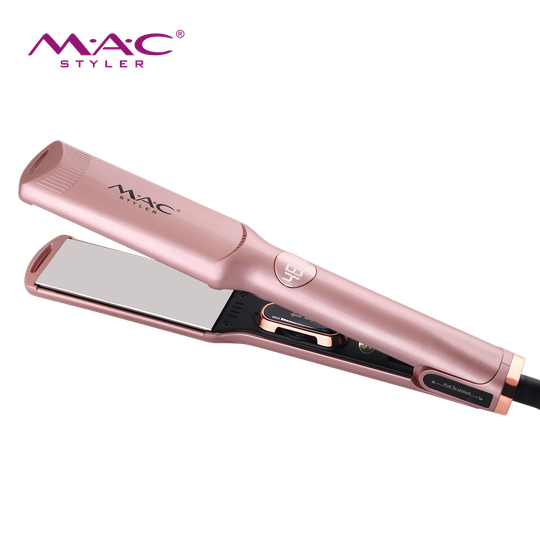 MAC Professional Salon Hair Straightener Argan Oil Tourmaline Ceramic Titanium Straightening Flat Iron for Healthy Styling