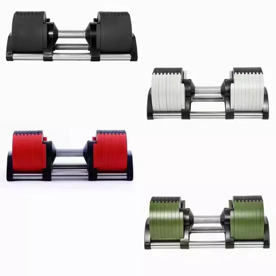 Hot Sale 20kg24kg32kg36kg Weight Adjustable Dumbbell set for Workout Strength Training Gym use