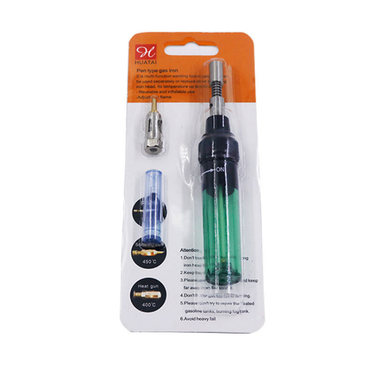 3 in 1 Gas Soldering Iron Set Contains 2 Soldering Iron Tips Cordless Tip Tool Soldering Gun