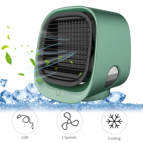 Desktop Air Cooler Air Conditioner Fan Small Personal USB Desk Fan Air Cooler