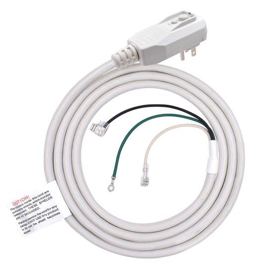 US Stock 16AWG 13Amp 1560W 7.5FT 120V LCDI Plug LCDI Extension Cord for A/C Air Conditioner plug