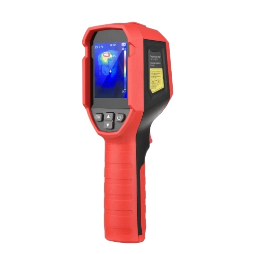 UNI-T UTi120S Professional Infrared Thermal Imager 2.4-inch LCD Digital Infrared Imaging Devices -20~400°C Temperature Range 120 x 90 Thermal Resolution with 6 Palettes LED Light 16GB Storage Card IP54 Waterproof 2m Drop Proof