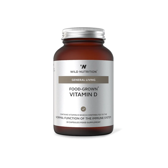 Wild Nutrition Food-Grown Vitamin D 1000IU, 30 VCapsules