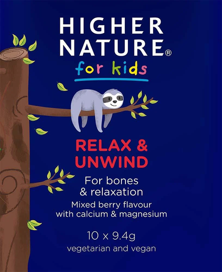 Higher Nature Kids Relax & Unwind, Mixed Berry, 10