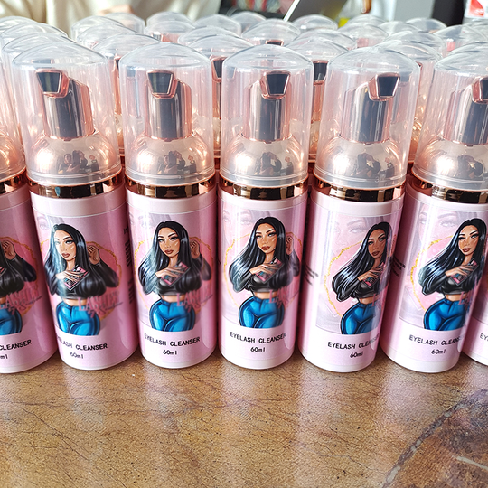 custom eyelash cleaning foam foam eyelash cleaner vegan lash shampoo organic lashshampoo for eyelash extension bath shampoo