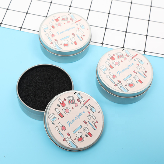 Wholesale Reusable Makeup Brush Cleaner Sponge Dry Cleaning Iron Box Quick Washing Cosmetic Tools Opp Bag Convenient 20 Pcs