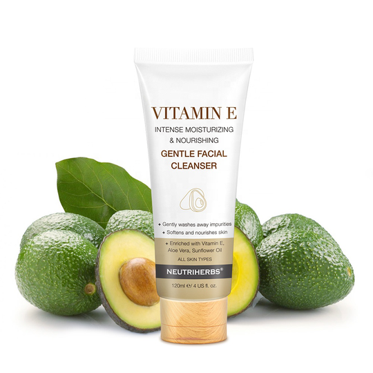 Custom Wholesale Repair Foam Vitamin E Man Face Wash Vitamin E