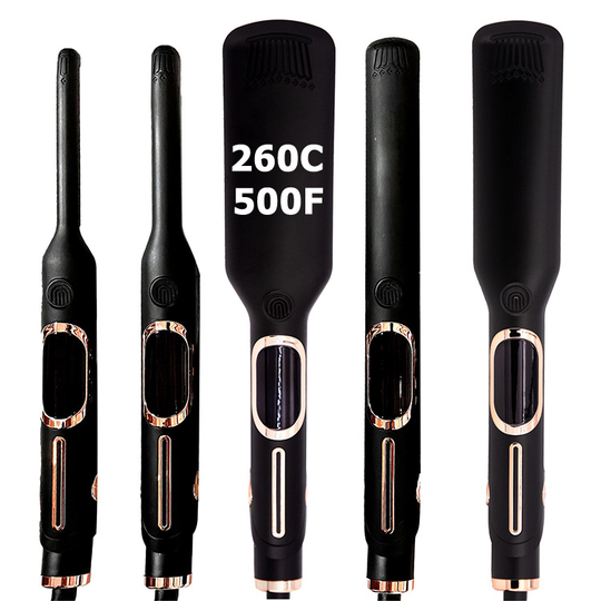 Ionic 480F Irons Professional Pencil Fat Iron Small Straighten 5 Size Set Custom Flat Irons With Private Label Logo