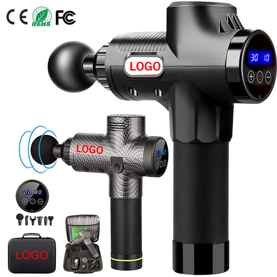 Dropshipping 30 speed Handle Percussion Deep Tissue Vibration Body Muscle Massage Gun