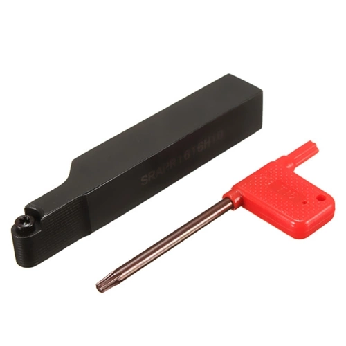 SRAPR1616H10 Face Milling Lathe Tool Holder + 10Pcs RPMT10T3MO Carbide Inserts