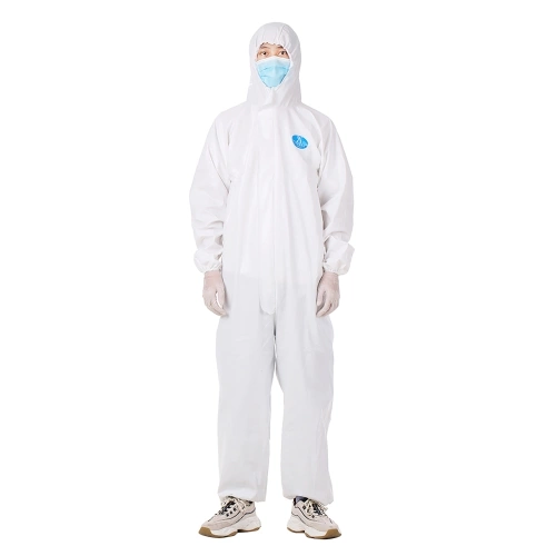 Coverall Disposable Isolation Suit Prevent Invasion for Staff Protective Clothing Dust-proof Coveralls Antistatic