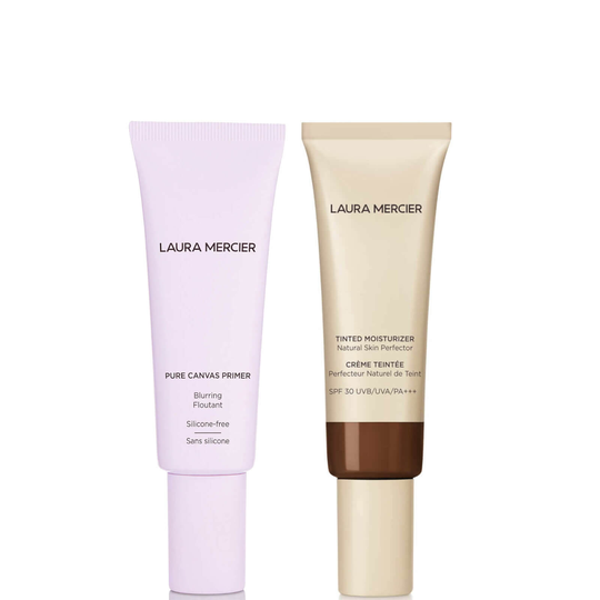 Laura Mercier Pure Canvas Blurring Primer Bundle (Various Shades) - Cacao